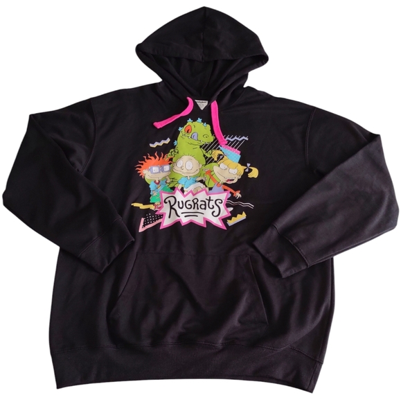 Rugrats XL(15-17) Black Graphic Hoodie - Picture 1 of 13